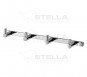 Stella listwa - 4 haczyki chrom 18014