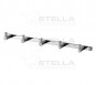 Stella listwa - 5 haczyków chrom 18015