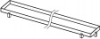 Tece Drainline ruszt odpływu liniowego do rynny prostej plate 80 cm 6 008 70