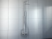 Kohlman Foxal zestaw prysznicowy termostatyczny z deszczownicą i wylewką chrom QW274F
