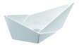 Marmorin Palera umywalka stawiana na blat origami łódka statek 60x28 cm Mineralicast 585 060 020 010