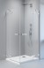 Radaway Arta KDD II kabina prostokątna 80Lx90P drzwi wahadłowe chrom przeźroczyste Easy Clean
