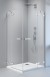 Radaway Arta KDD II kabina prostokątna 80Lx100P drzwi wahadłowe chrom przeźroczyste Easy Clean