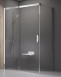 Ravak Matrix kabina prostokątna lewa drzwi przesuwne 100x80 cm przeźroczyste srebrny połysk AntiCalc 0WLA4C00Z1