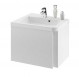 Ravak 10 SD szafka pod umywalkę narożna prawa 65x53,5 cm biała X000000748