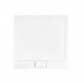 BESCO Axim Ultraslim brodzik kwadratowy 80x80 wys.4,5 cm akryl biały