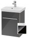 Villeroy&Boch Avento szafka pod umywalkę 45cm drzwi prawe Crystal Black czarny połysk A88701B3