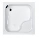Sanplast Classic Bzs/CL brodzik kwadratowy głęboki z siedziskiem 90x90 akryl biały 615010025001000
