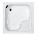 Sanplast Classic Bzs/CL brodzik kwadratowy głęboki z siedziskiem 80x80 akryl biały 615-010-0240-01-000
