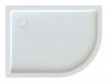 Sanplast Free Line BPL/FREE brodzik półokrągły asymetryczny lewy 90x120 akryl biały 615040182001000