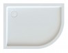Sanplast Free Line BPL/FREE brodzik półokrągły asymetryczny lewy 80x100 akryl biały 615040176001000