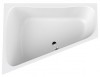 Sanplast Luxo WTL/LUXO wanna asymetryczna lewa 170x120 biały 610-370-0420-01-000