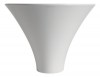 Kerasan Deco Flute umywalka stawiana na blat 40x40 cm biały 480201