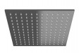 Kohlman Gray Q30 deszczownica kwadratowa 30x30 mosiądz grafit szczotkowany Q30EG