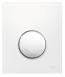 Tece Loop przycisk spłukujący do pisuaru biały przycisk chrom połysk 9242627