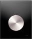 Tece Loop przycisk spłukujący do pisuaru szkło czarne przycisk stal szczotkowana 9242663