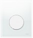 Tece Loop przycisk spłukujący do pisuaru szkło białe przycisk biały 9242650