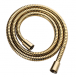 Omnires wąż prysznicowy w osłonie stalowej 150 cm złoty 023-XGL