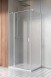 Radaway Nes KDJ II kabina kwadratowa 100x100 drzwi otwierane LEWE 100 i ścianka 100 chrom przeźroczyste Easy Clean 10032100-01-01L+10039100-01-01