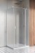 Radaway Nes KDJ II kabina prostokątna 90x75 drzwi otwierane PRAWE 90 i ścianka 75 chrom przeźroczyste Easy Clean 10032090-01-01R+10039075-01-01