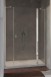 Radaway Nes DWJS drzwi wnękowe wahadłowe z polem stałym 140cm prawe chrom przeźroczyste Easy Clean 10038140-01-01R