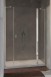 Radaway Nes DWJS drzwi wnękowe wahadłowe z polem stałym 120cm prawe chrom przeźroczyste Easy Clean 10038120-01-01R