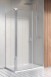 Radaway Nes KDS II kabina prostokątna 100x90 drzwi wahadłowe PRAWE 100 i ścianka 90 chrom przeźroczyste Easy Clean 10033100-01-01R+10040090-01-01