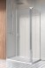 Radaway Nes KDS II kabina kwadratowa 90x90 drzwi wahadłowe LEWE 90 i ścianka 90 chrom przeźroczyste Easy Clean 10033090-01-01L+10040090-01-01