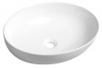 Sapho Ofelie Umywalka owalna nablatowa/stawiana na blat ceramiczna 52x40cm biały AR433