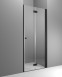 Radaway Nes Black DWB drzwi wnękowe składane 70 cm prawe czarny przeźroczyste Easy Clean 10029070-54-01R