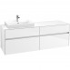 Villeroy&Boch Collaro szafka pod umywalkę wisząca do umywalki 60 cm z prawej strony 160x54x50 cm Glossy White C02300DH