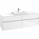 Villeroy&Boch Collaro szafka pod umywalkę wisząca do umywalki 60 cm 160x54x50 cm Glossy White C02500DH