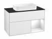 Villeroy&Boch Finion szafka pod umywalkę z otwartą półką 100 cm Glossy White Lacquer biały G251GFGF