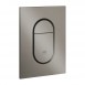 Grohe Arena Cosmopolitan S przycisk spłukujący do stelaża WC grafit szczotkowany brushed hard graphite 37624AL0