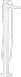 Hansgrohe FinishPlus Metropol bateria wannowa stojąca biały matowy 32532700