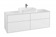 Villeroy&Boch Finion szafka pod umywalkę 160 cm z 4 szufladami Glossy White Lacquer biały F44100GF