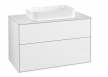 Villeroy&Boch Finion szafka pod umywalkę 100 cm z 2 szufladami Glossy White Lacquer biały F64100GF