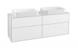 Villeroy&Boch Finion szafka pod umywalkę 160 cm z 4 szufladami Glossy White Lacquer biały F72100GF