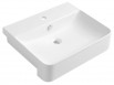 Sapho Sott Aqua umywalka meblowa prostokątna 59x49 cm wpuszczana w blat ceramika biały 10SQ51058