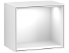 Villeroy&Boch Finion półka 41 cm z oświetleniem wewnętrznym Glossy White Lacquer biały F580GFGF