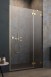 Radaway Essenza Pro Gold DWJ drzwi otwierane 130 cm prawe złoty przeźroczyste Easy Clean 10099130-09-01R