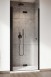Radaway Nes 8 Black DWB drzwi wnękowe składane LEWE 90 cm czarny przeźroczyste Easy Clean 10079090-54-01L