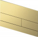 Tece Square przycisk spłukujący do stelaża WC złoty optyczny szczotkowany 9240847