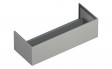 Catalano Horizon szafka / komoda łazienkowa pod blat 125 cm wisząca szary cement matowy/ aluminium 5M12550CS