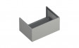 Catalano Horizon szafka / komoda łazienkowa pod blat 75 cm wisząca szary cement matowy/ aluminium 5M7550CS