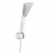 Kludi Fizz 1S zestaw prysznicowy uchwyt punktowy słuchawka jednopozycyjna z wężem 125cm biały/chrom 67 650 91-00