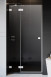 Radaway Essenza Pro White DWJ drzwi wnękowe otwierane 130 cm lewe biały przeźroczyste Easy Clean 10099130-04-01L