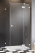 Radaway Essenza Pro White KDJ kabina kwadratowa 120x120 drzwi otwierane prawe 120 i ścianka 120 biały przeźroczyste Easy Clean 10097120-04-01R + 10098120-01-01