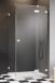 Radaway Essenza Pro White KDJ kabina prostokątna 110x100 drzwi otwierane prawe 110 i ścianka 100 biały przeźroczyste Easy Clean 10097110-04-01R + 10098100-01-01