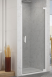 Sanswiss Cadura White Line CA1C drzwi wahadłowe jednoczęściowe prawe 100 cm do wnęki lub ścianki biały mat przeźroczyste CA1CD1000907